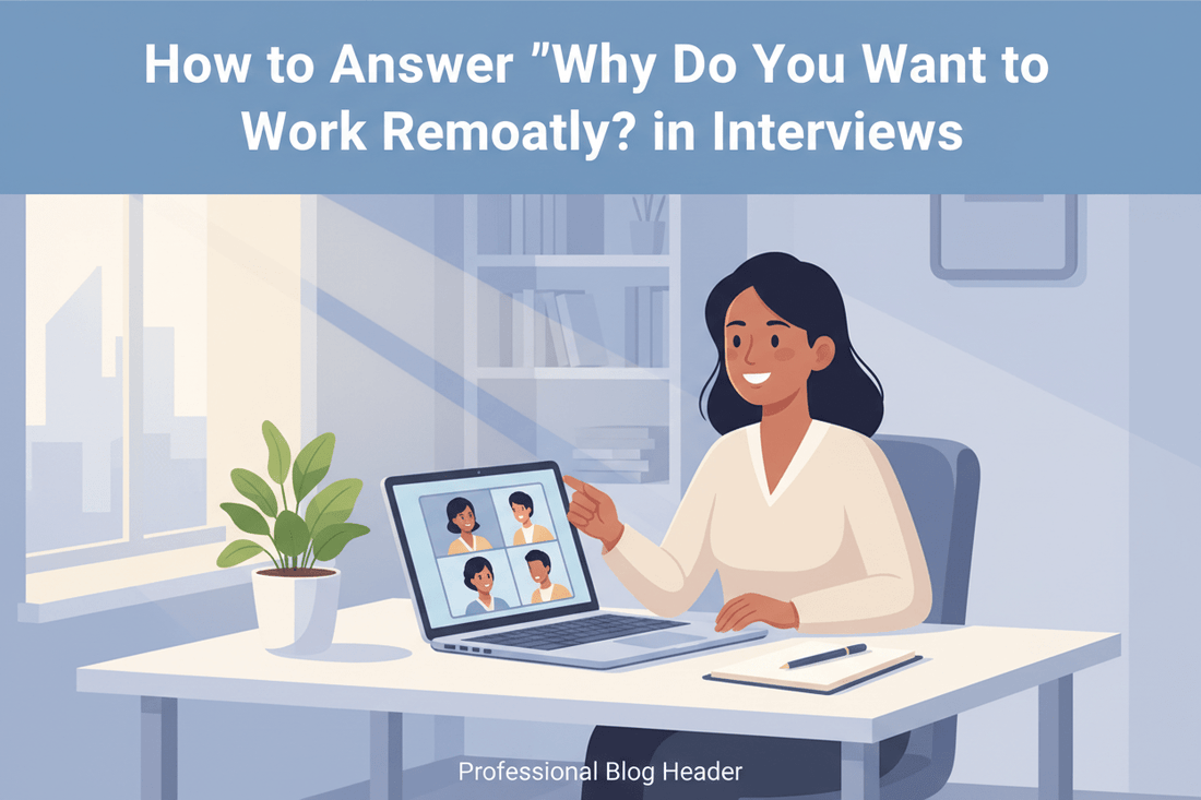 How to answer why do you want to work remotely in interviews - Remoteasy.io